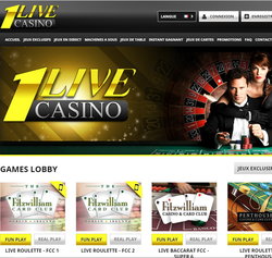 1live Casino est un casino avec croupiers en direct