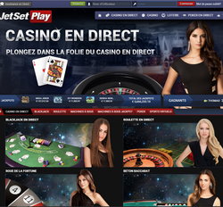 Jetsetplay, expert en live casino