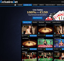 Exclusivebet Casino en live