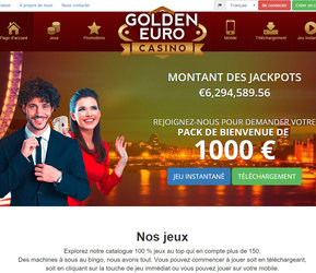 Golden Euro Casino : meilleur des casinos RTG