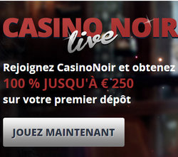 Casino Noir, casino en live Netent et Vivo Gaming