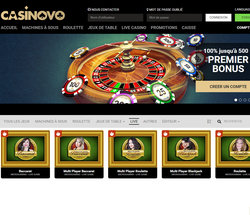 Casinovo le casino en live en francais