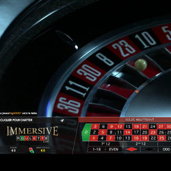 Roulette Immersive sur Lucky31 Casino