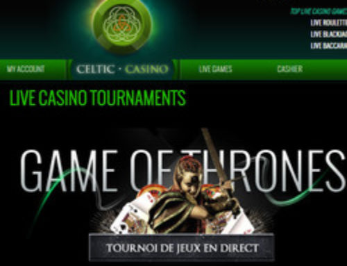 Roulette en ligne Celtic Casino: Tournoi Game of Thrones
