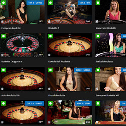 Exclusivebet Casino dispose de 8 logiciels en live