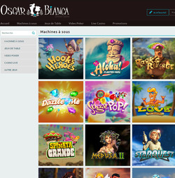 Oscar Bianca se dote de jeux de 6 logiciels casino