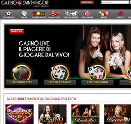 Roulette en ligne en direct du Casino Saint Vincent