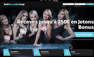 Betway Casino sur Casino en Live