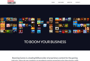 Booming Games, logiciel de jeux de casino