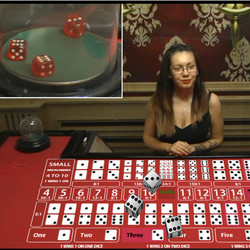 Live Sic Bo avec croupier en direct