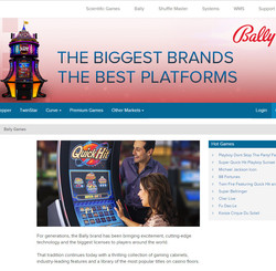 Bally Technologies: logiciel de jeux de casino