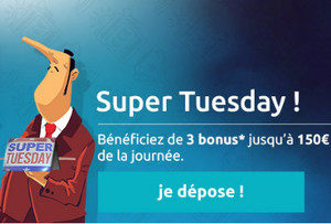 Bonus Super Tuesday de Oscar Bianca Casino