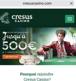 Cresus Casino Mobile