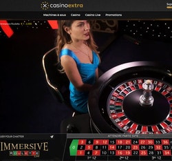 Casino Extra dispose de la Roulette Immersive