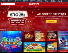 Gros jackpot progressif en ligne de 3,1 millions £ décroché sur Sky Vegas casino