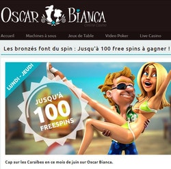 Promo Oscar Bianca Casino