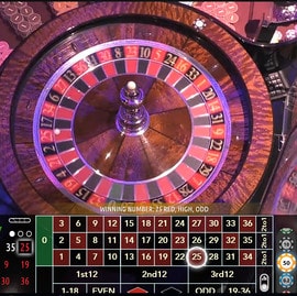 Roulette en direct du Casino International de Batumi