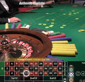 Roulette en ligne Superieur du casino Saint Vincent