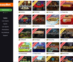 Easybet live casino avec croupiers en direct