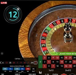 Roulette automatique Authentic Gaming : Auto Roulette Live 30s