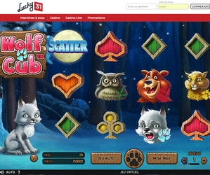 La machine à sous Wolf Cub de NetEnt disponible sur Lucky31 Casino