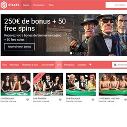 Stakes Casino propose les jeux en live Evolution Gaming