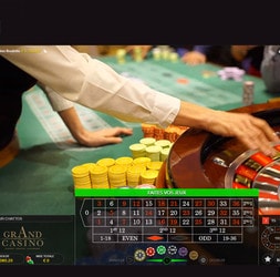 Roulette en live du Grand Casino de Bucarest en Roumanie