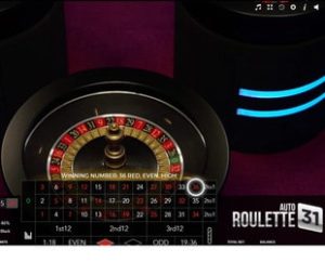 Roulette électronique Auto Roulette 31 d'Authentic Gaming