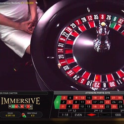 Le choix de Live Casino sur le Top 3 live casinos avec Immersive Roulette