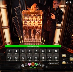 Lightning Dice, le jeu de dés en ligne en direct de studio