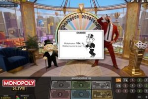 Jeu de Monopoly Live en direct d'un studio avec animations 3D