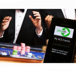 Guichet automatique PlayOn pour leurs jeux de table et slots