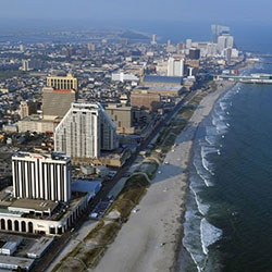Les résultats des casinos d'Atlantic City en juin