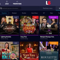 Lucky8 est le casino en ligne leader des jeux avec croupiers en direct