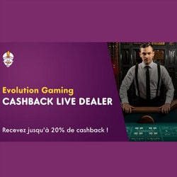 Cashback sur les jeux de tables avec croupiers en live de Wild Sultan