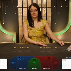 La table de baccarat en ligne Peek Baccarat disponible sur le casino en ligne Cresus