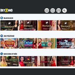 Betzino casino integre le classement des meilleurs casinos sur Casino-en-Live.Com