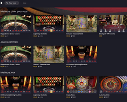 Nouveau lobby des jeux Evolution sur Dublinbet