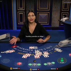 Magical Spin propose Blackjack Azure de Pragmatic Play Live Casino
