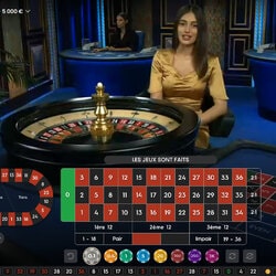 Details sur les tables de roulette en ligne avec croupiers en direct de Pragmatic Play Live Casino