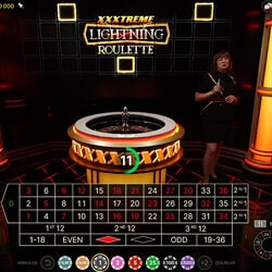 2 jeux Lightning Roulette sur Cresus Casino