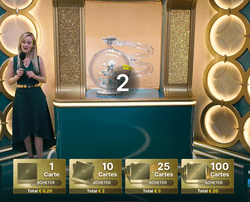 La loterie en ligne avec croupier en direct Mega Ball fait un heureux gagnant sur Cresus Casino