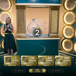 La loterie en ligne avec croupier en direct Mega Ball fait un heureux gagnant sur Cresus Casino