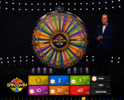 Gros gains sur la Roue de la Fortune Spin a Win Live de Playtech