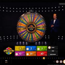 Gros gains sur la Roue de la Fortune Spin a Win Live de Playtech