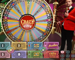 ne ratez pas Crazy Time sur Qbet