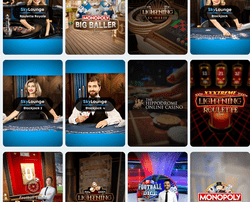 jeux en live sur Casino Alexander