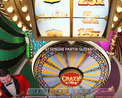 Roue de la Fortune Crazy Time sur Dublinbet