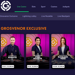 Grosvenor Casinos se lance dans les jeux avec croupiers en live