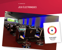 Roulette electronique du casino d'Annemasse